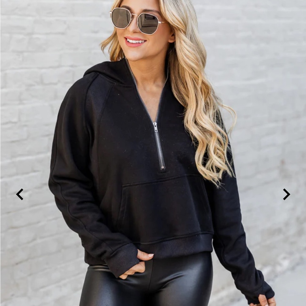 Pink Lily Black Hoodie 🖤